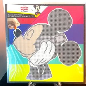 Diamond Dotz Mickey Mouse Headphones Painting Kit 11”x 11” NEW NIP SEALED
